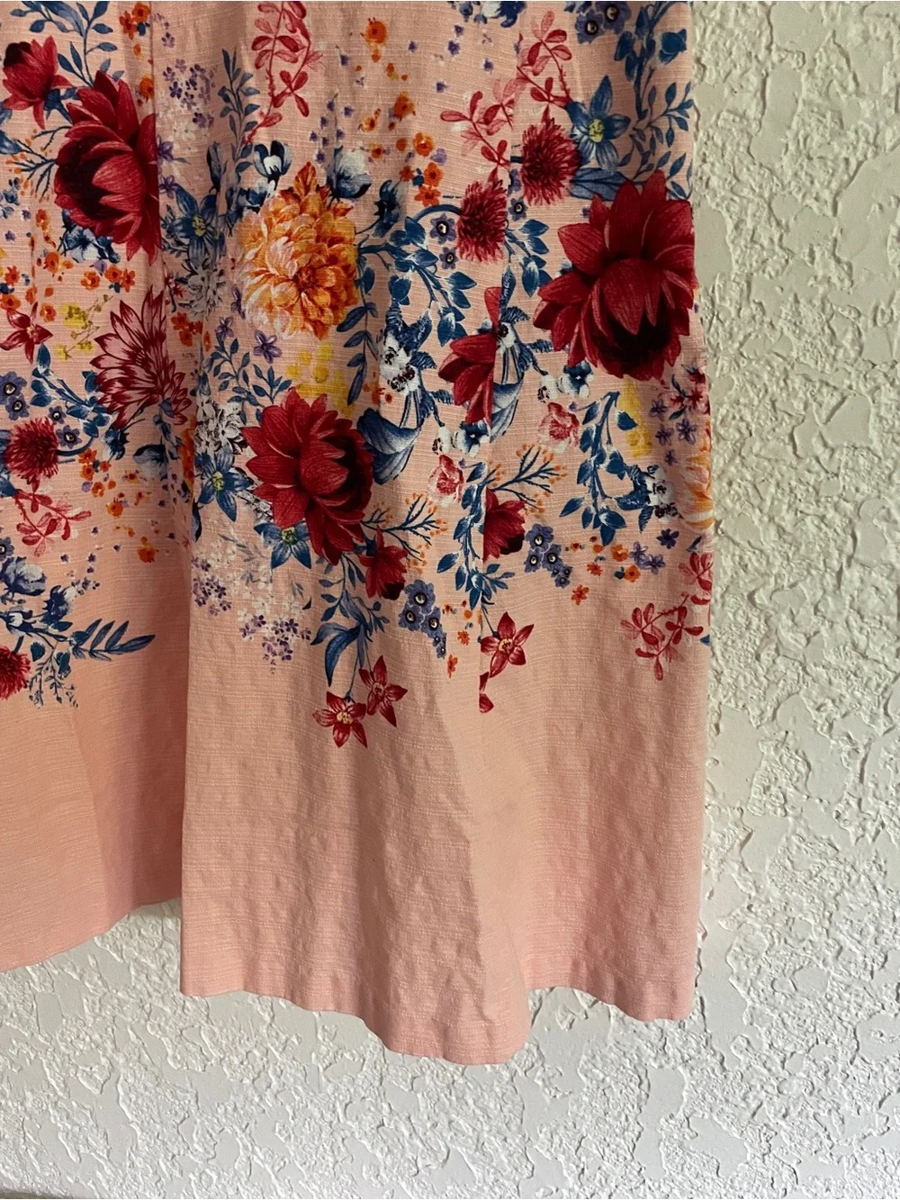 Guess RARE Vintage Y2K Pink Floral Cotton Babydoll Dress - Picture 4 of 7